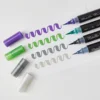 1pc/4pcs Metallic Glitter Marker Pens，Fine Point for DIY, Black Cards, Scrapbooking for Craft Lovers 5