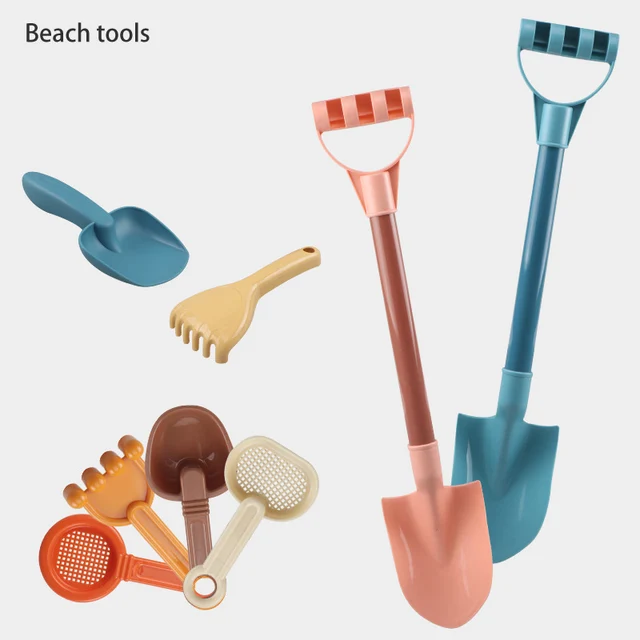 Children's Beach Toys Summer Sand Digging Tools Play Bucket ATV Hourglass Set Boys and Girls Outdoor Toys Gifts 6
