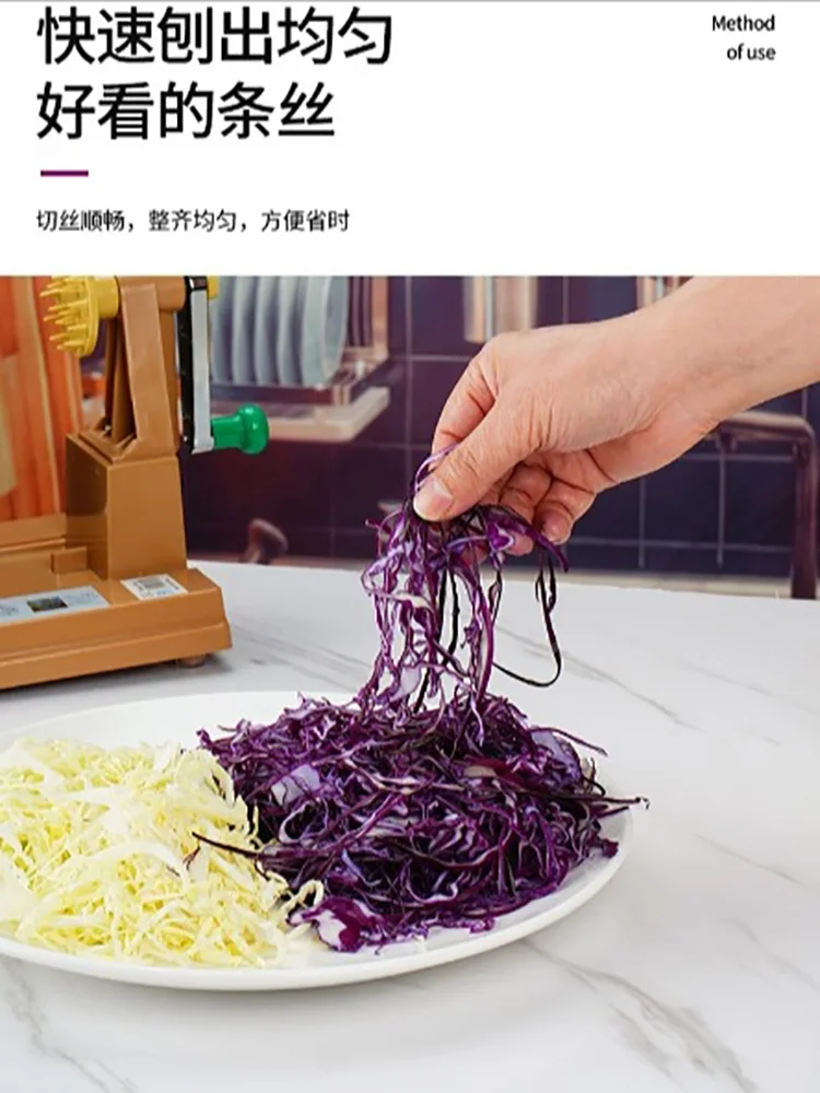 Cabbage Shredder Slicer, Vegetable Potato and Fruit Peeler, Cabbage Cutting  Machine Shredded, Shredded Cabbage Coleslaw, Salad Making, Kitchen Gadget  H8F8 