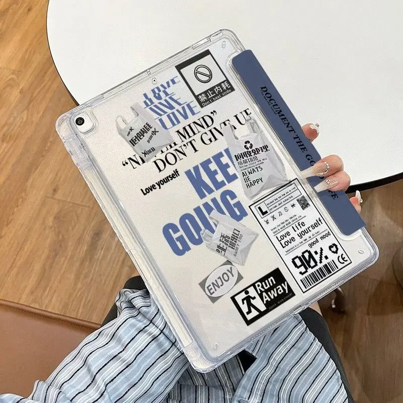 Sleek Y Folded Tablet Case with Multi-Angle Stand