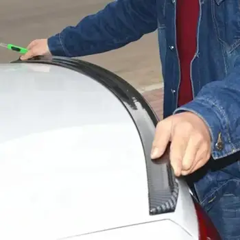 Spoiler universale 1.5M Car-Styling 5D Spoiler in fibra di carbonio Spoiler Refit fai da te per tutte le auto