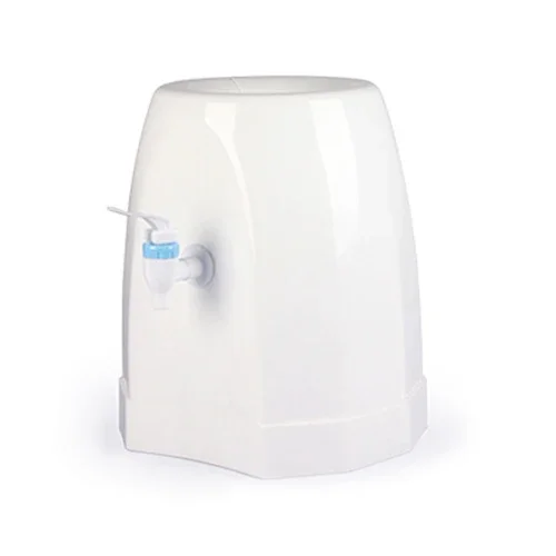 موزع مياه نافورة مكتبية، سعة جالون، مزود بقاعدة دل...