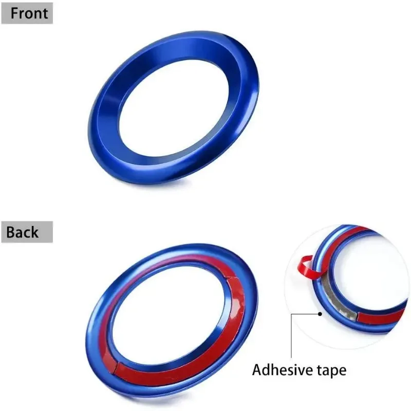 1Pair Door Audio Speaker Rings A-pillar Loudspeaker Decorations Circle Trims For 2016 2017 2018 2019 10th Gen Honda Civic