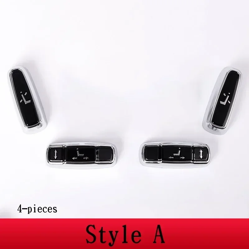 Copritasti Sedile Land Rover Jaguar - 8 Pezzi Cromati, Per Discovery, Evoque, F-Pace, XE/XF - Foto 6