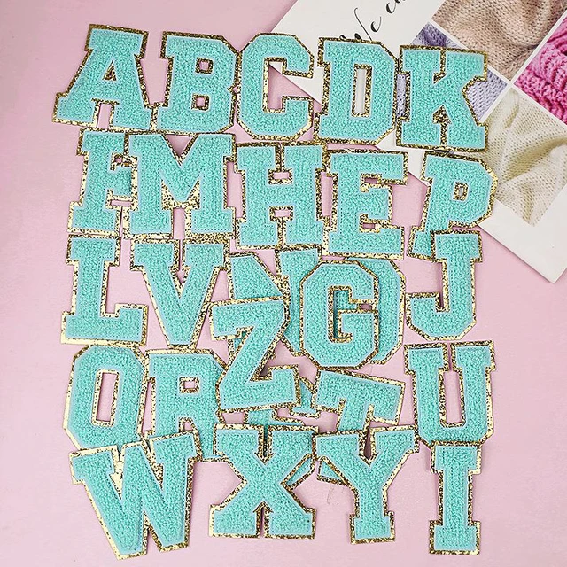 1pc Pink A-z English Alphabet Letter Embroidered Iron Sewing On Applique  Patch Clothes Apparel Bags Diy Garment Accessories - Patches - AliExpress