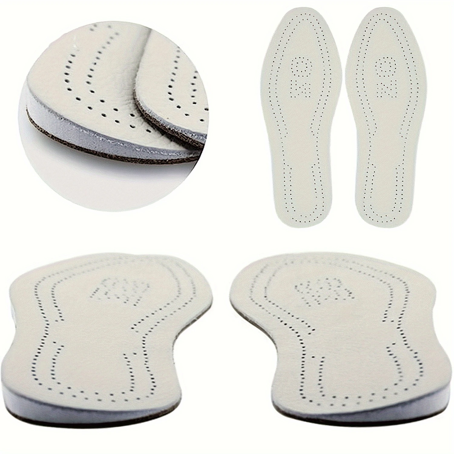 Unisex Insoles Foot Alignment Shoe Inserts Multiple Sizes Breathable Design Comfort Support System 1pair