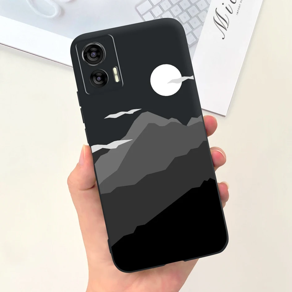 Cute Cartoon Tulip Shockproof TPU Phone Case - Anti-Fall Bumper Cover