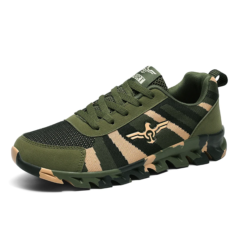 

Men Women Autumn Summer Air Tenis Camouflage Green Sport Running Shoes Outdoor Hiki Climb Sneakers Male Soft Athletic Trainers