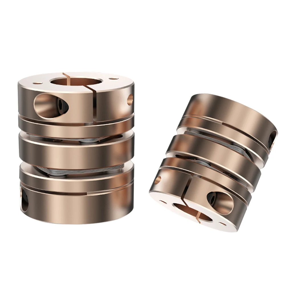 Machine Connector Shaft Servo Motor Connector Double Diaphragm Shaft Coupling 26mm X 35mm ...