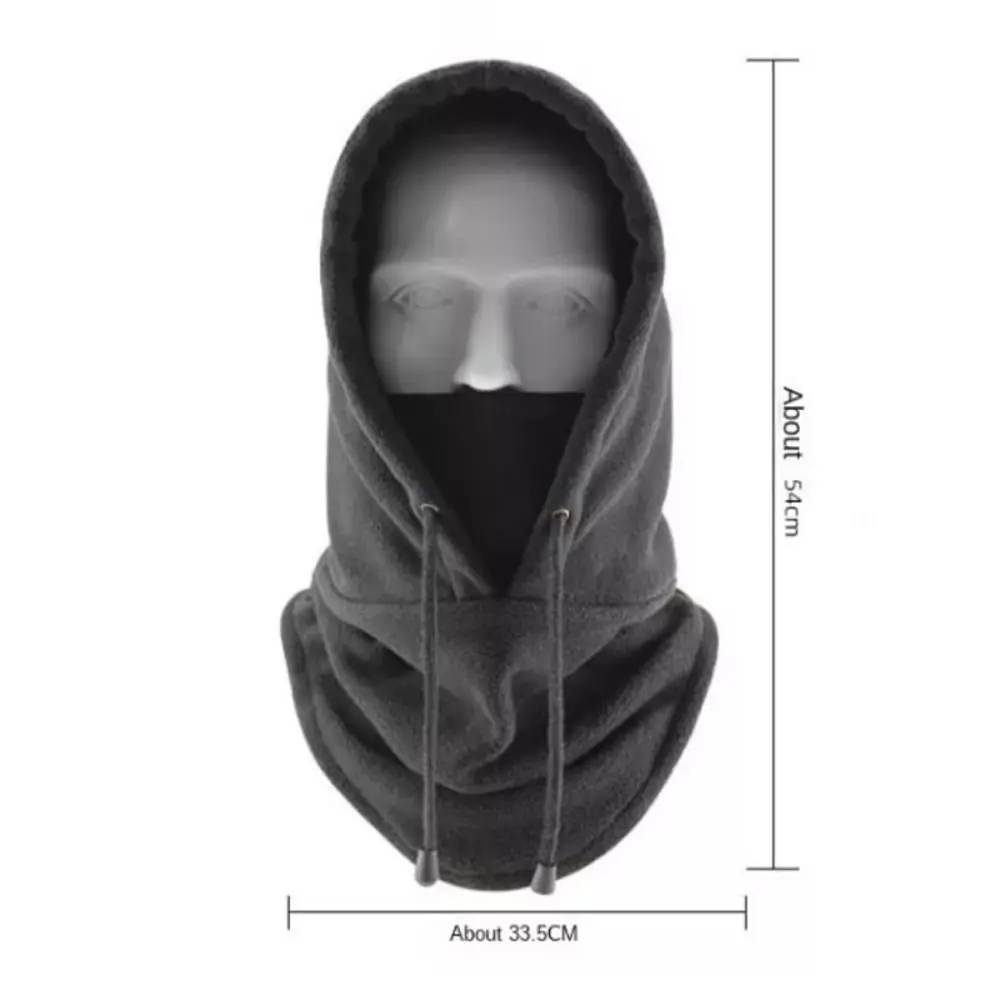 Unisex Polar Fleece Windproof Winter Beanie and Full Face Ski Mask