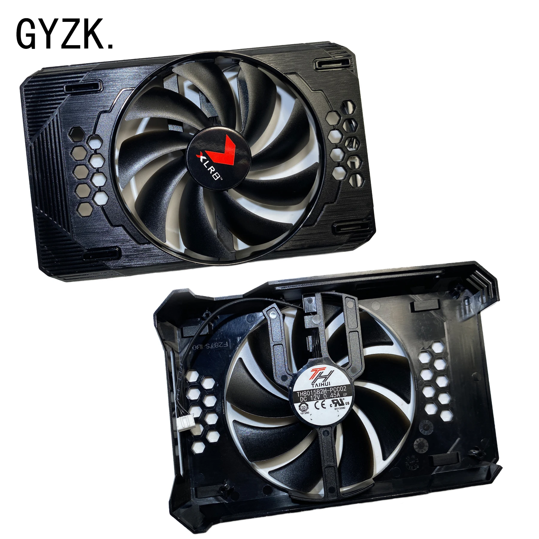 New For PNY GeForce RTX3050 3060 XLR8 REVEL  OC Graphics Card Replacement Fan