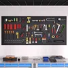 Wall Mounted Tool Organizer Pegboard Universal Hardware Tools Storage Hanging Shelf Portable Repair Tools Packaging Warehouse 1