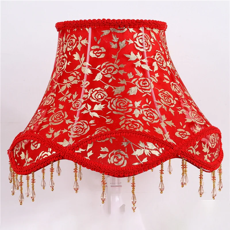 Abat-jour Rétro En Tissu Dentelle 40 Cm – Ambiance Cosy Et Lumière Douce Pour Votre Intérieur