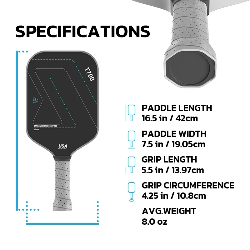 Carbon Fiber Pickleball Paddle 2