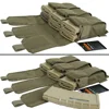 Tactical Molle M4 Triple Magazine Pouch Airsoft AK AR M4 M16 Rifle Paintball Magazine Pouches Mulit-Tool Holder 4