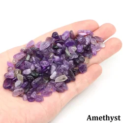 Natural Stone Gemstones for Reiki Healing and Aquarium Decor (Amethyst)