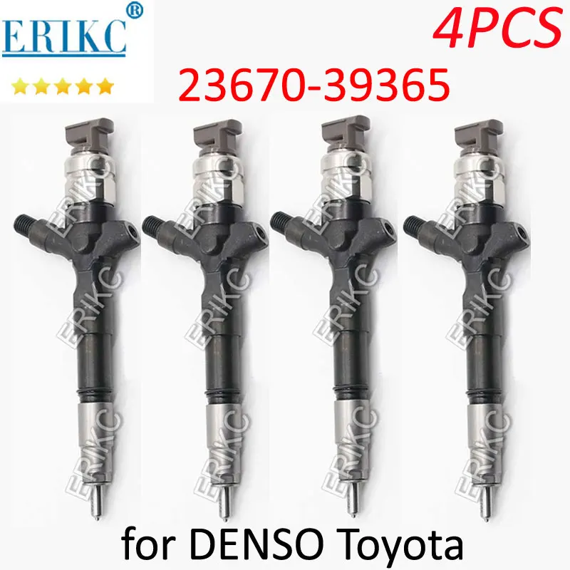 

4pcs/lot 23670-39365 Common Rail Diesel Injector Set for DENSO Toyota Hilux 2367039365 Injection Nozzle Assy 23670 39365