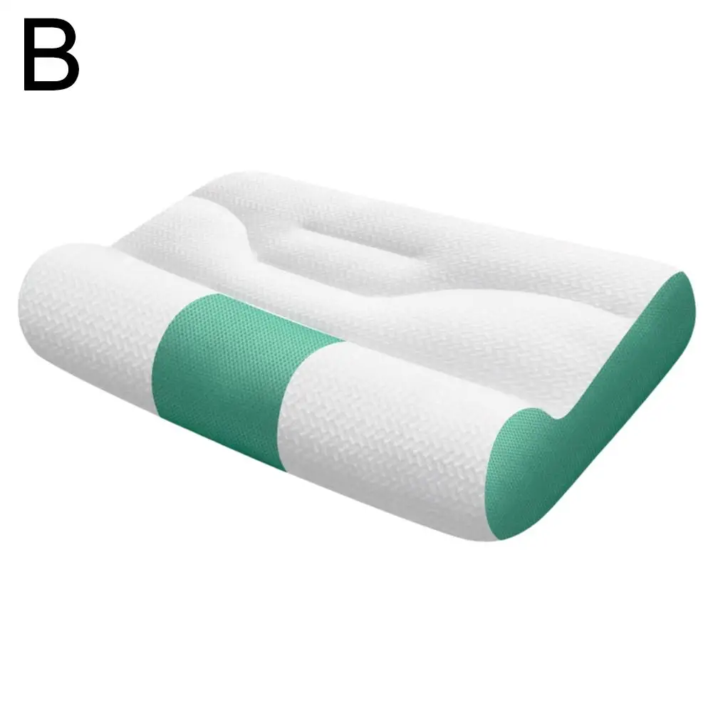 Cervical Memory Foam Pillow Ergonomic Goose Down Pillow Comfort NEW Down Enhancing Cervical Enhancing Sleep Goose Pillow Su Y4J4 3