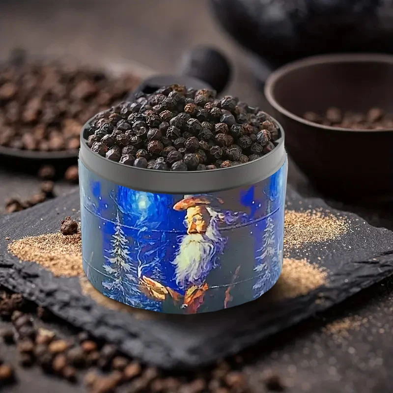 50mm Christmas Series Blue Match Santa Claus Tobacco Grinder Spice Grinding Tools Cigarette Herbal Grinder Smoking Accessories