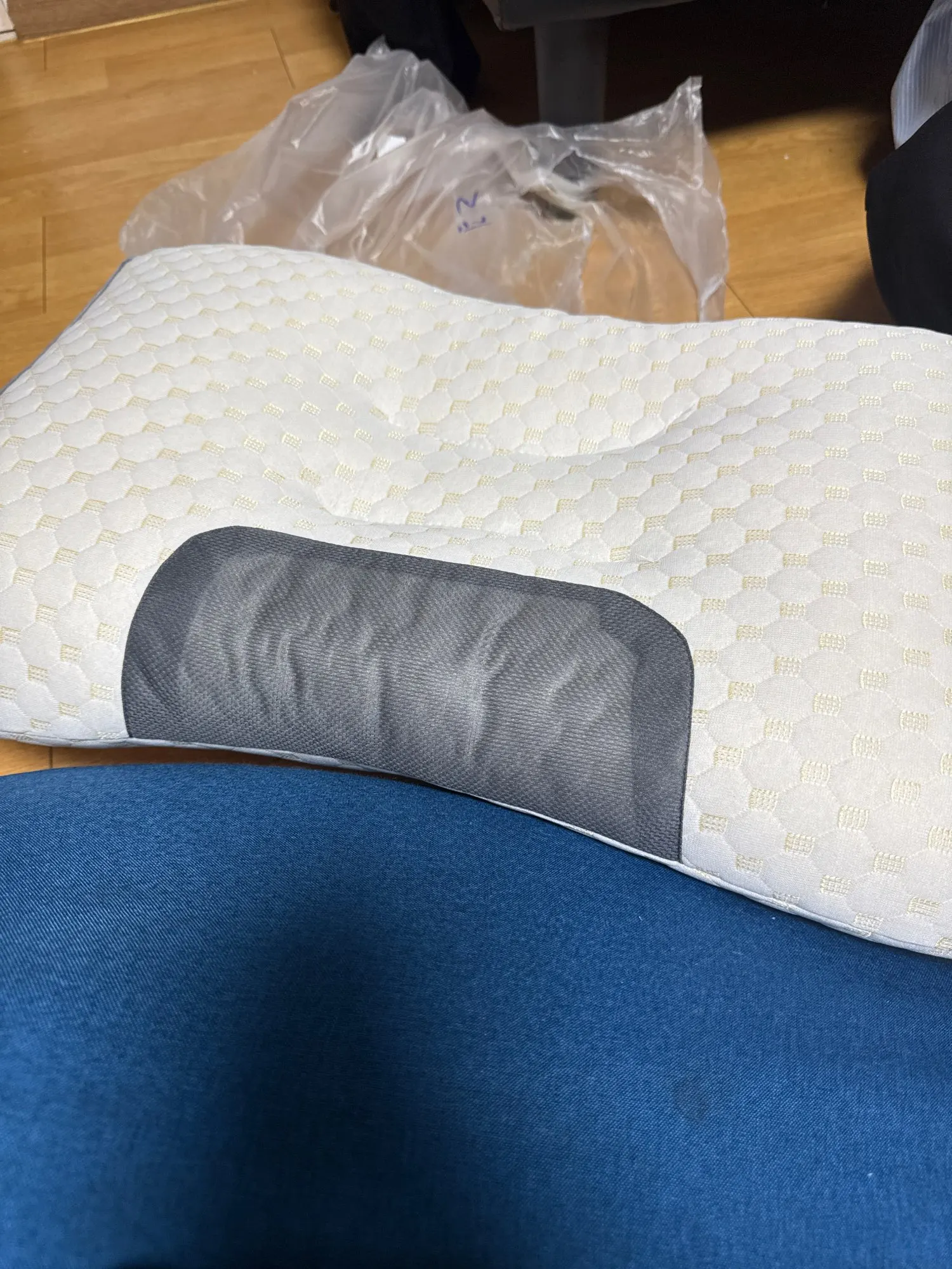 New Neck Pillow Help Sleep And Protect The Neck Cervical Orthopedic Soybean Fiber Massage photo review