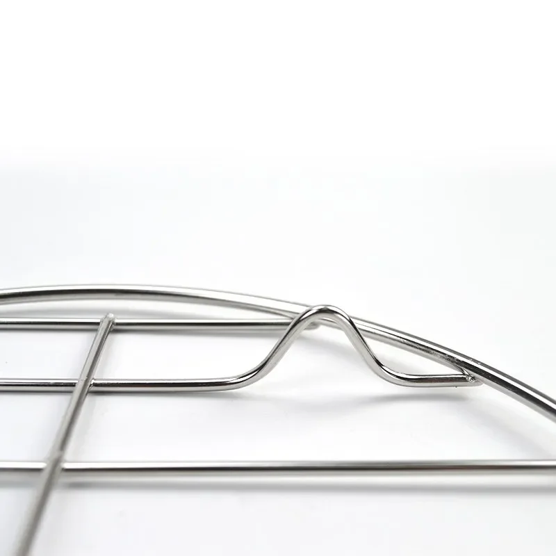 BBQ Wire mesh net pizza pan tray plate Round pizza grill chicken wings stainless steel pan oven grill Nonstick Grill Plate