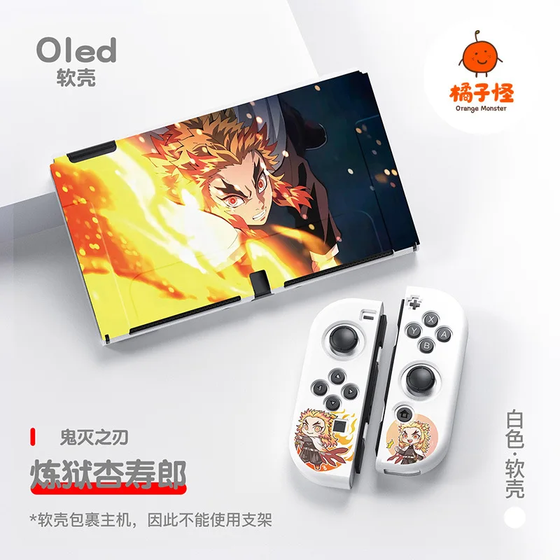 Nintendo Switch本体一式　 鬼滅の刃スキンシート貼付済 1932_74270