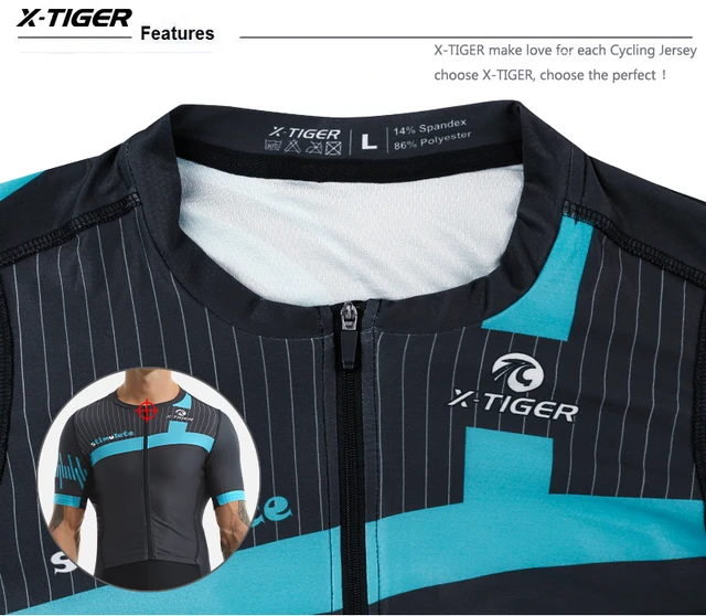 X-TIGER トライアスロンウェアセット Lサイズ