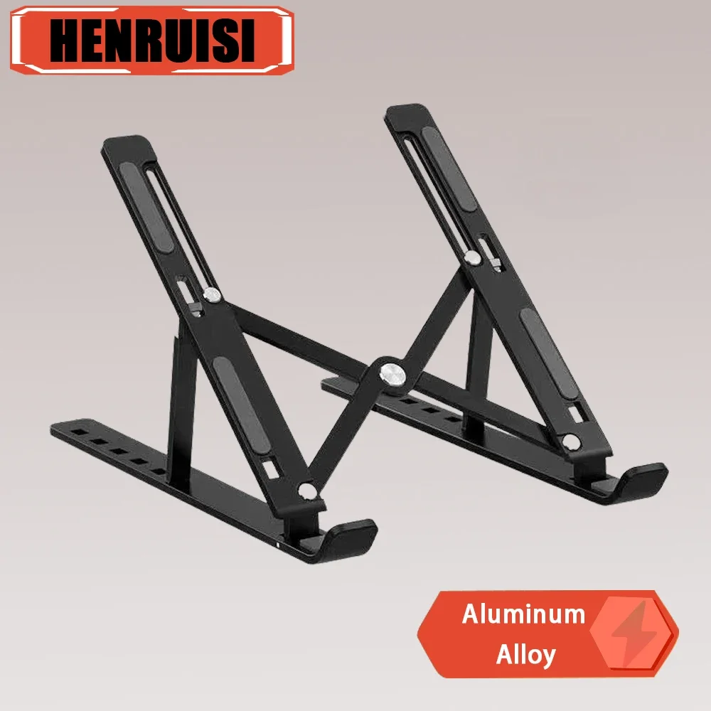 Portable  Aluminum Laptop Stand  Foldable Lap Top Base Notebook Support Computer Bracket For Macbook Air Pro Holder Accessories - 4