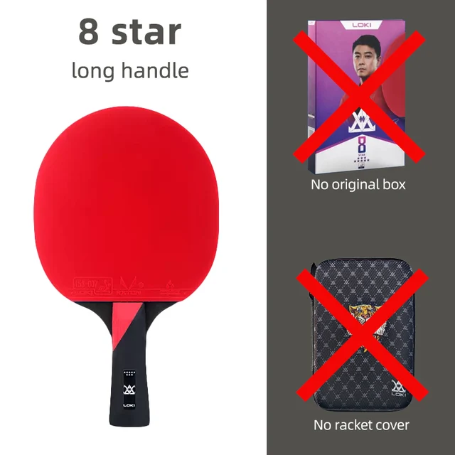 Loki E-Series Table Tennis Racket Professional Carbon Blade Ping Pong ...