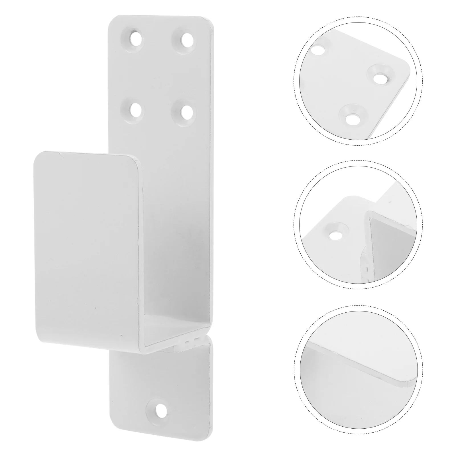 

2 Pcs Door Barricade Brackets Heavy Duty Peg Hooks Barn Steel Metal Security Holder Hardware Doors