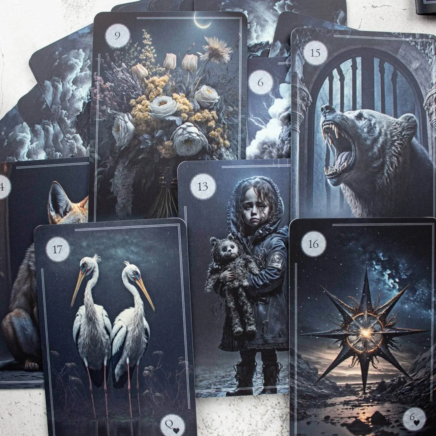 Moonlight Night Oracle Cards 44 Pcs 12X8 cm angel oracle cards