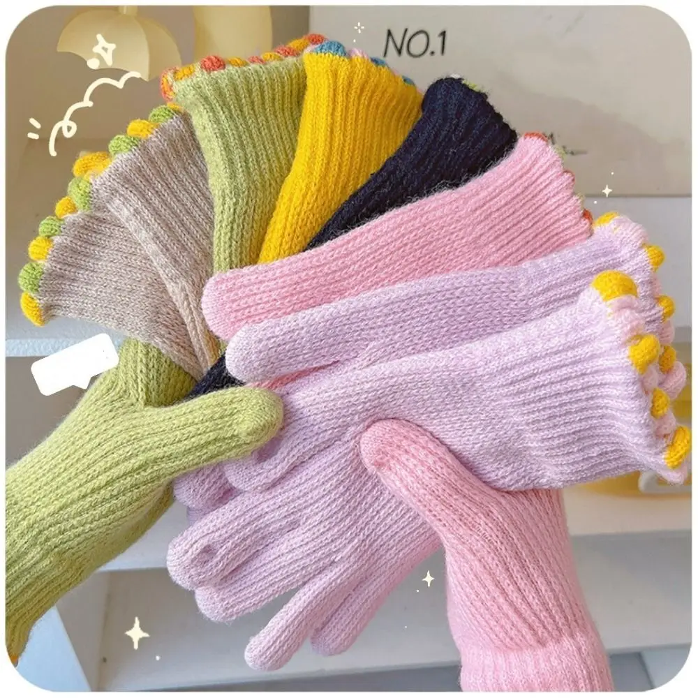 

Full Finger Gloves Knitted Stretch Gloves Touch Screen Gloves Skiing Gloves Riding Touchscreen Full Finger Gloves
