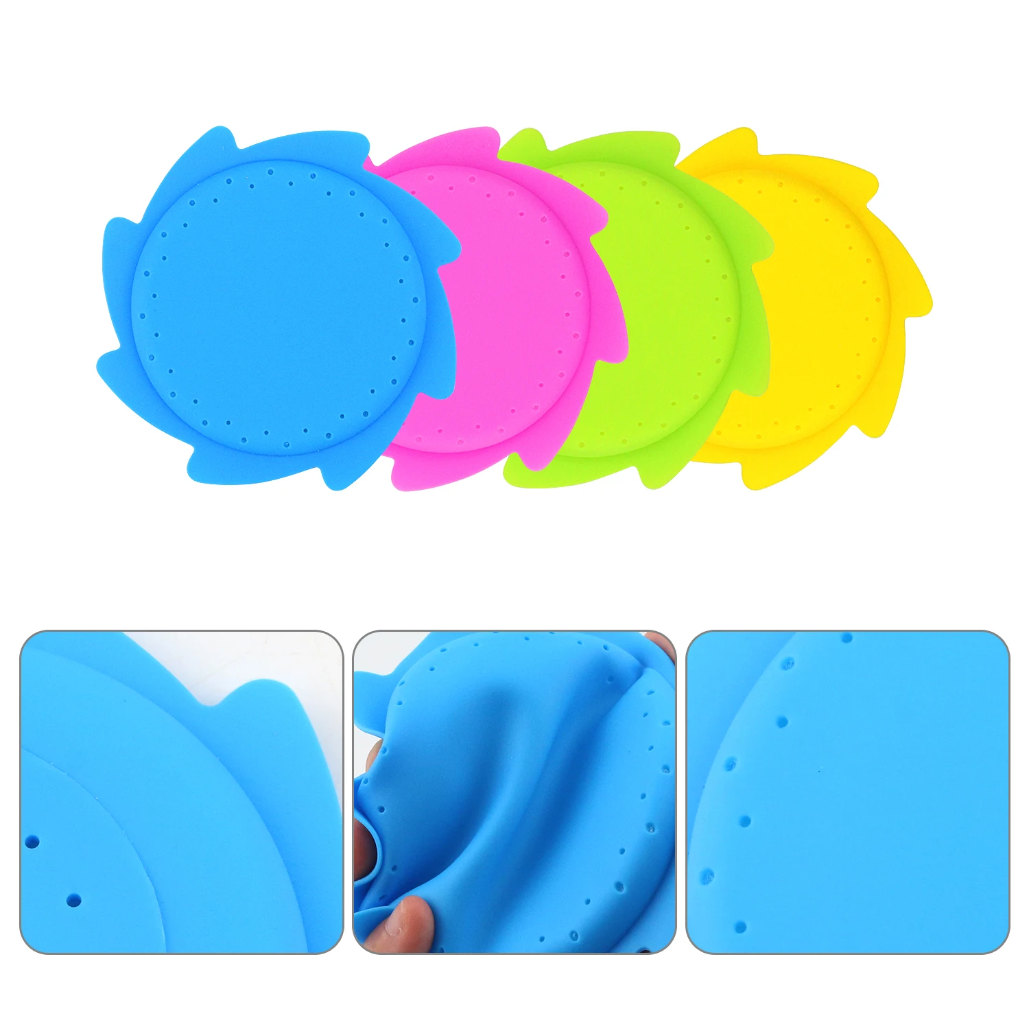 Splash Water Flying Disc Toys, Soft Water Splashing Toy for Kids in 4 Bright Colors, Outdoor Summer Toys for Kids and Adults
