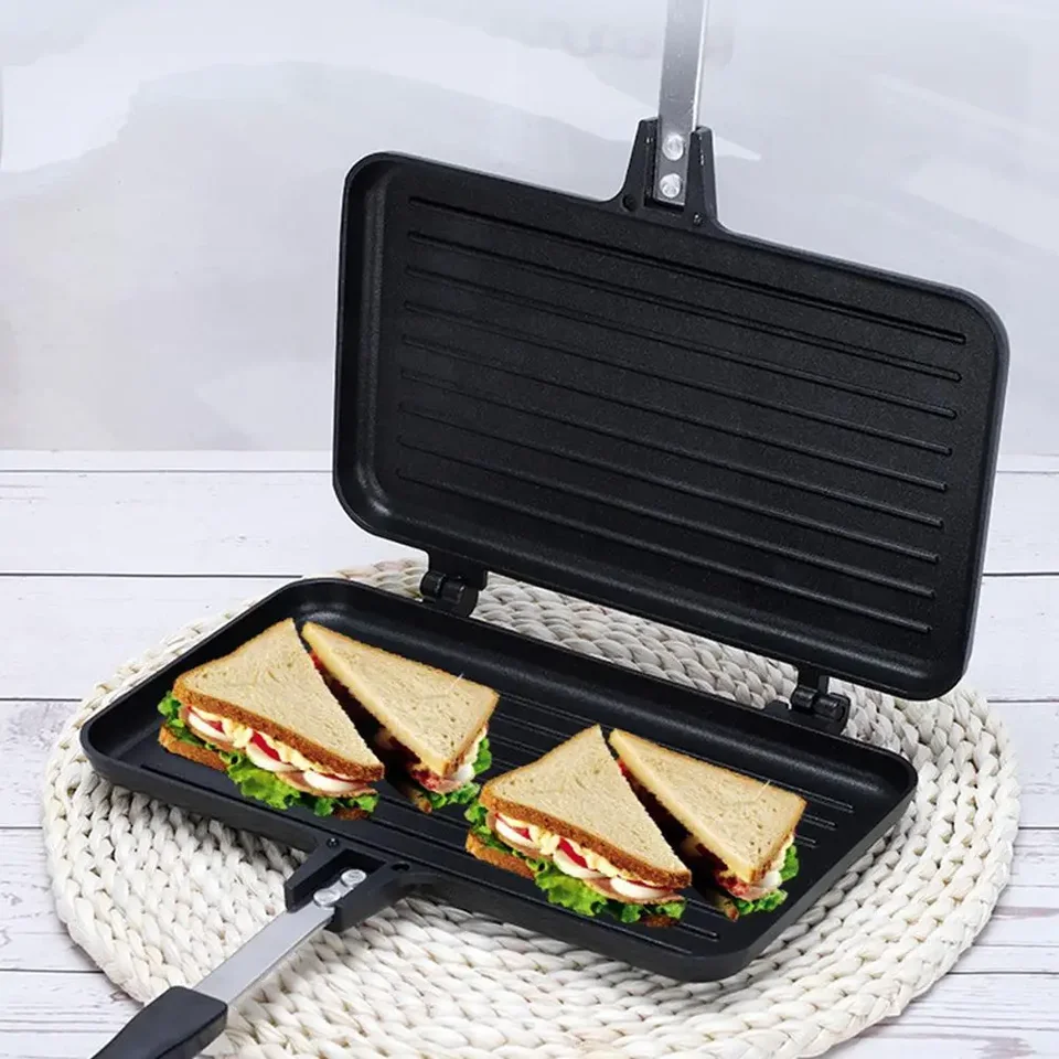 Piastra Sandwich Doppia Antiaderente - Per Panini, Waffle E Toast - Foto 10
