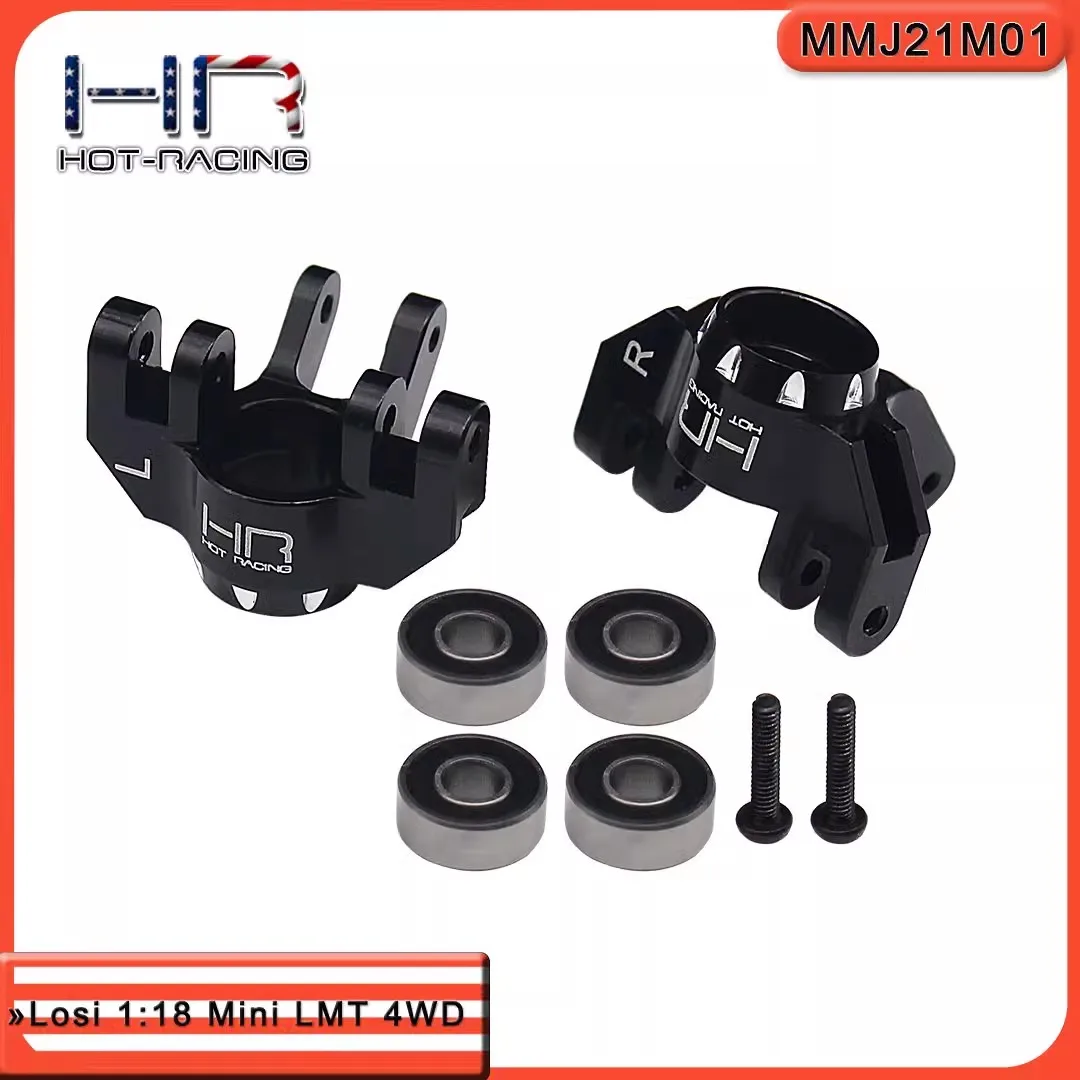 

HR Heavy Duty Aluminum Steering Blocks with Oversize Bearing for LOSI 1/18 Mini LMT 4X4