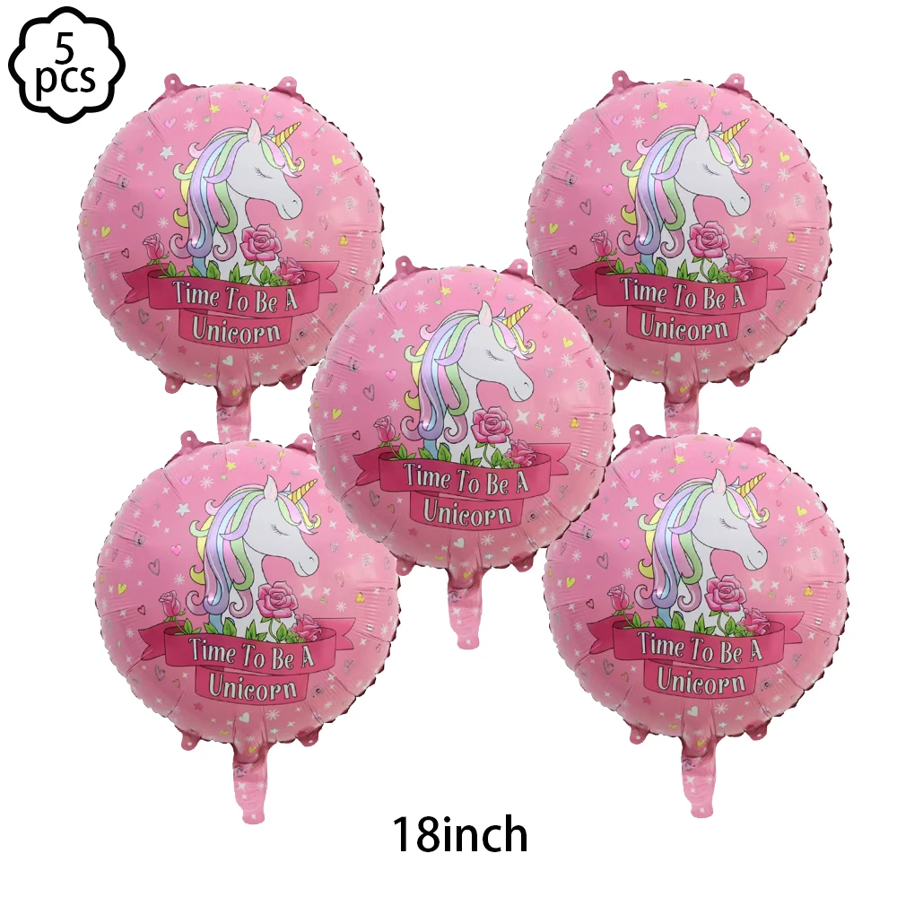 Party Supplies Unicorn Party Banner Garland standing Unicorn Balloon Kids girls Birthday Decoration Banner Baby Shower party decoration