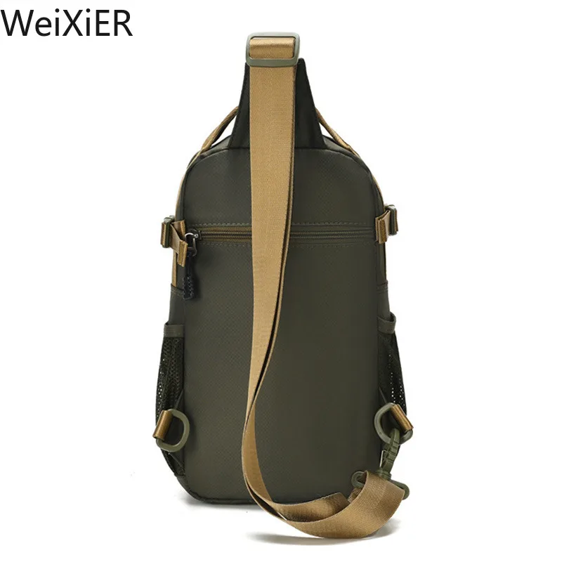 Fashion Multifunction Men's Shoulder Bag Running Outdoor Sling Crossbody Bags Male Travel Trend High Capacity Sport Chest Bag