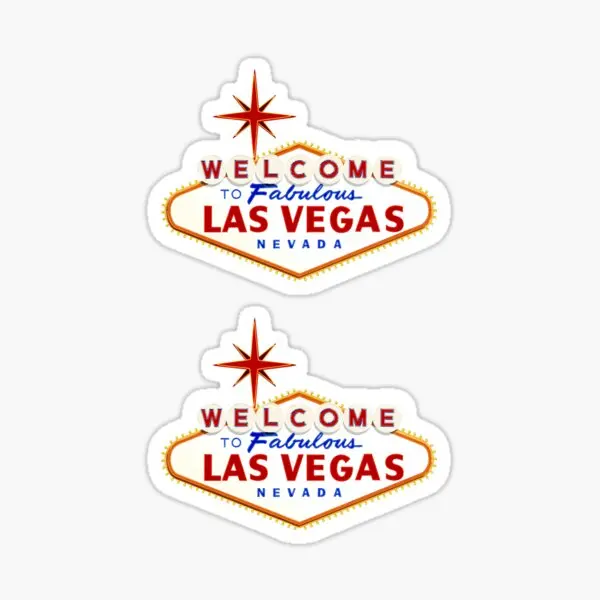 

Добро пожаловать в Лас Вегас знак X 2 листа набор 5 шт. автомобильные наклейки для багажа Детский принт мотоцикл смешной автомобиль бампер художественный фон