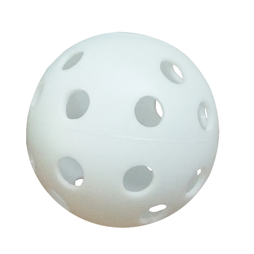 Description Picture 3 of item10Pcs 41 mm Golf Lightweight Hollow Plastic Training Balls with air Flow Hollow Holes for Outdoor/indoor Swing Practice