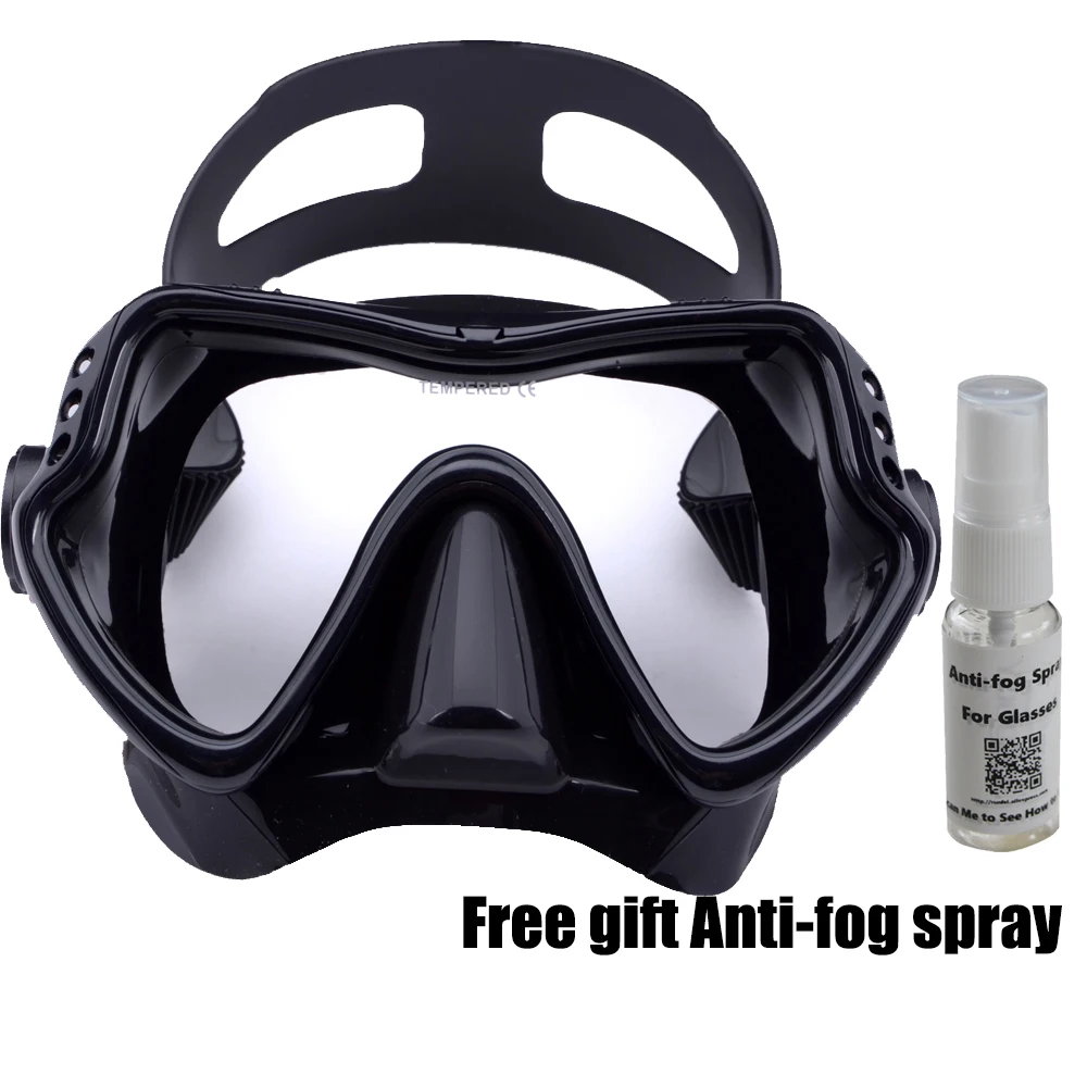 Scuba Diving Mask With Tempered Glass Free Dive Mask ,silicon Freediving, Dive Goggles Diving