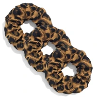 1/3/6pcs Leopard Print Scrunchies Hair Tie Rope hair Band Ponytail Holder Elegant Women Hair Accessories Chiffon Casual - Image 5