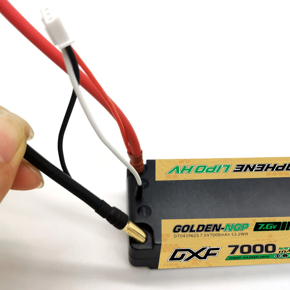 Lot 5PCS 2S 7.4V 1400mAh LiPo Batterie RC avec Connecteur CT5MM
