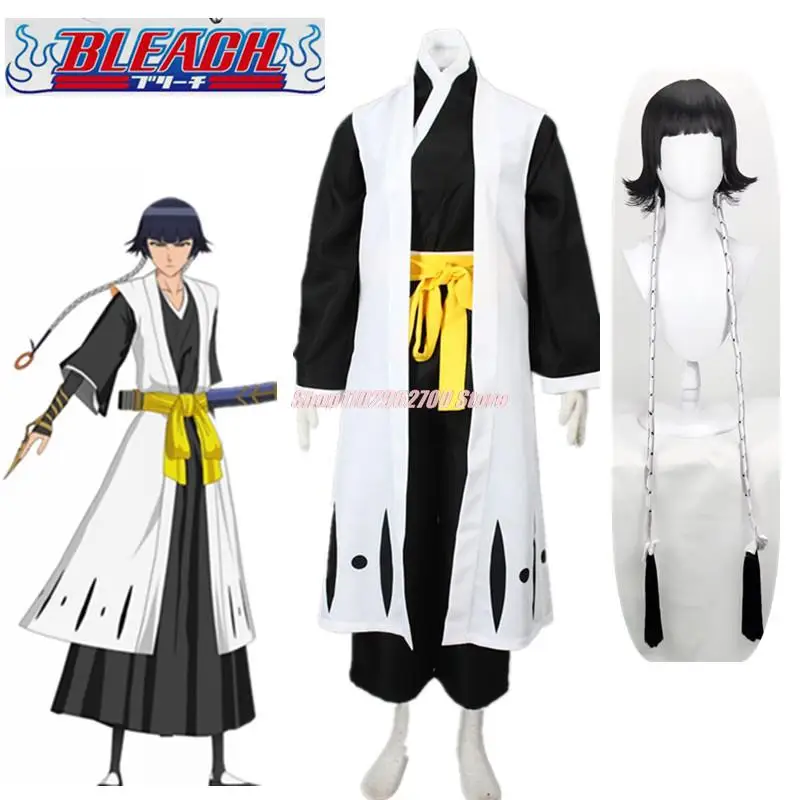 

Anime Bleach Bleach Soi Fon Cosplay Costumes Man Woman Halloween Wig Cosplay Costume S-3XL For Female Disguise Role Playing