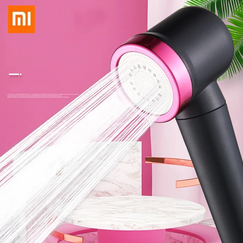 

Xiaomi New Arrival SPA Shower Head High Pressure Saving Water handheld Shower washable removable Premium Bathroom Water Filter