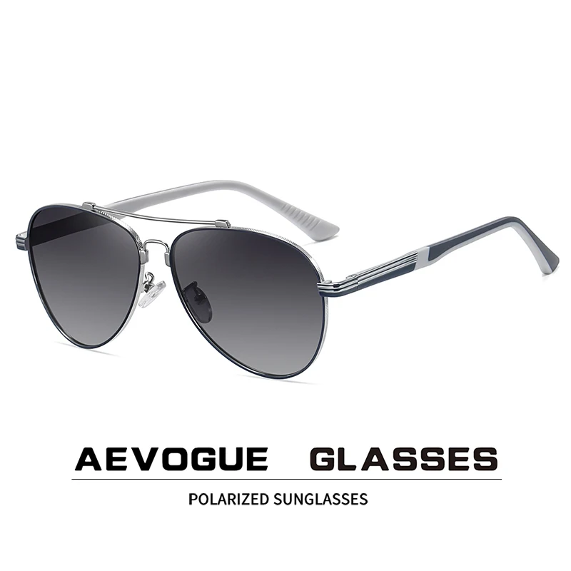 AEVOGUE Polarized Sunglasses Men Memory Beam Design  Brand Designer Summer Style Two Beams Unisex Sunglasses Women UV400 AE1495