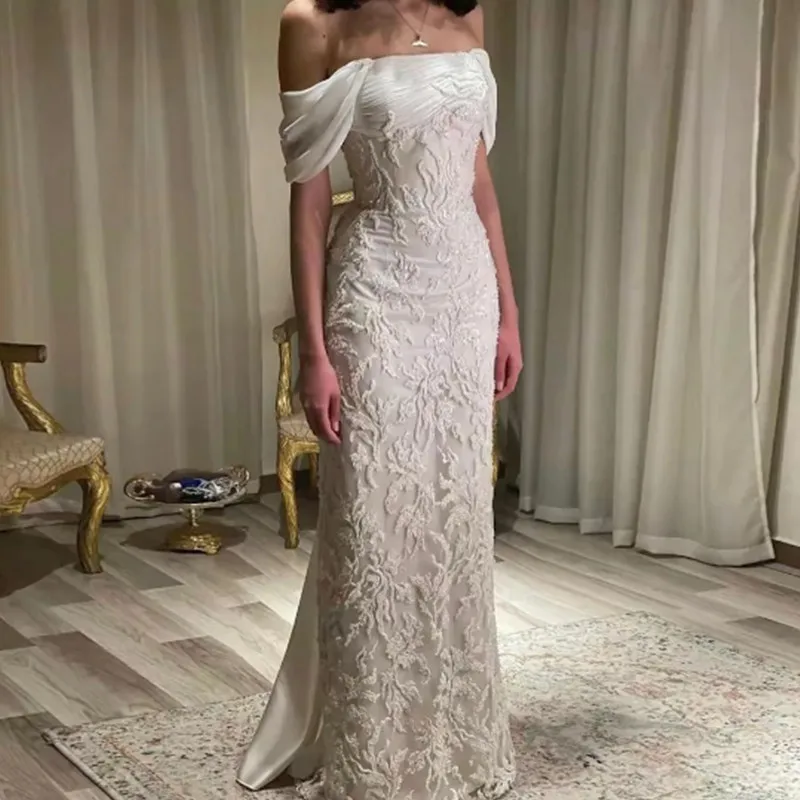 Изысканные вечерние платья-русалки Aleeshuo