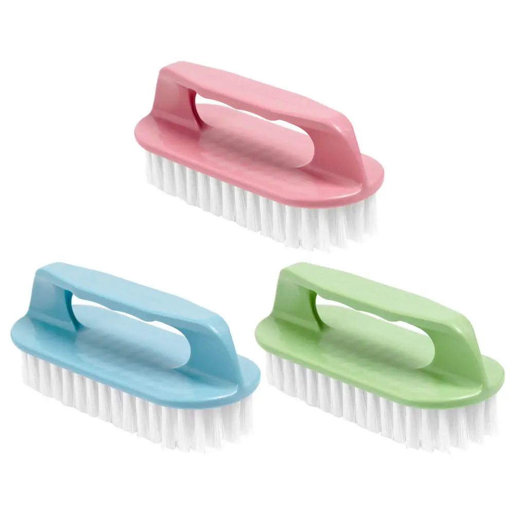 3Pcs 부드러운 강모 신발 청소 브러시 ??PP 세탁 스크럽 브러시 의류 신발 손세탁 가정용 다기능 휴대용