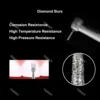 Dental Bur Diamond Burs Taper Round End TR Type Extra Fine Standard Dentistry Strawberries Drill FG High Speed Bur 1.6mm 10Pcs 4