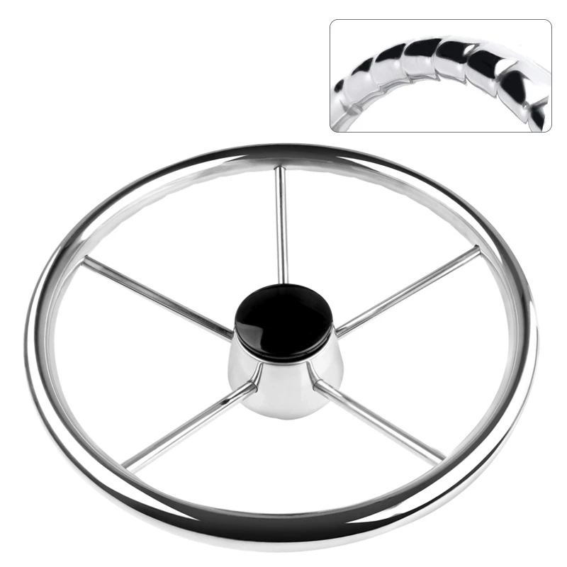 Marine Steering Wheel 13-1/2" 5 Spoke Marine Accessories Marine Hardware