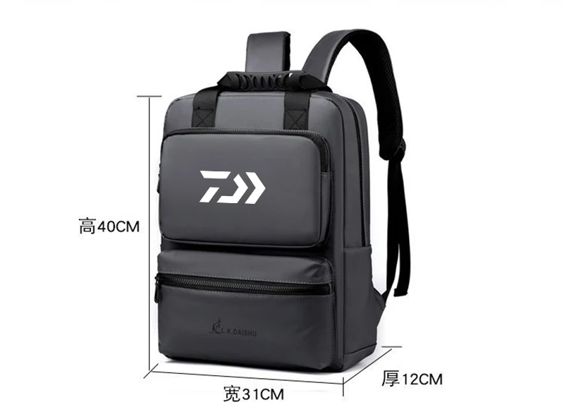 Daiwa New 2023 Outdoor Men's Fishing Backpack USB Charging Anti-theft  Oxford Cloth Multi-function Waterproof Fishing Bag - AliExpress